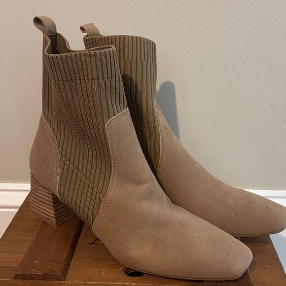 Oasis society Women's Tan Ankle Boots size 10 - Picture 1 of 7